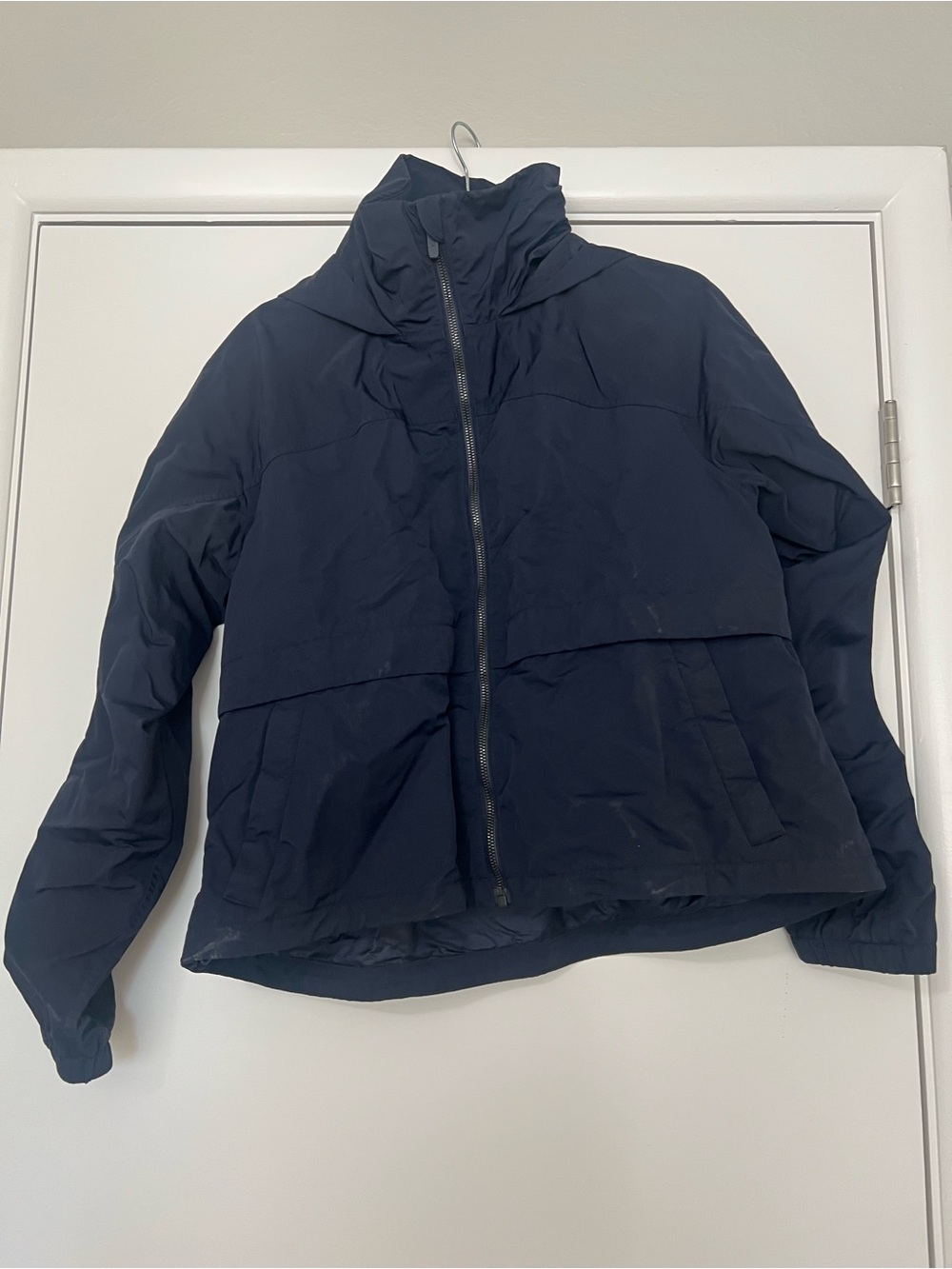lululemon athletica Navy Hooded Puffer Jacket